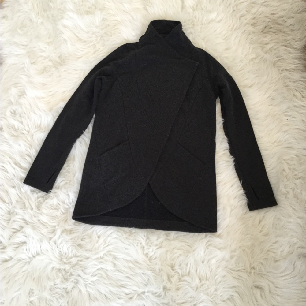 Black cardigan
